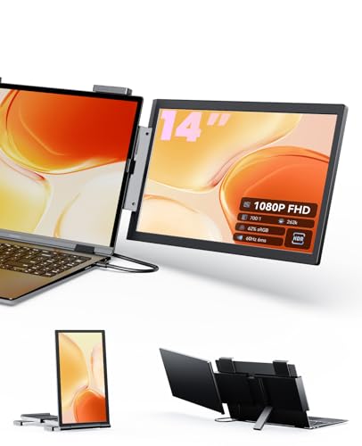 Amazon.co.jp: ZOOMEDIN モバイルモニター 14インチシングル画面