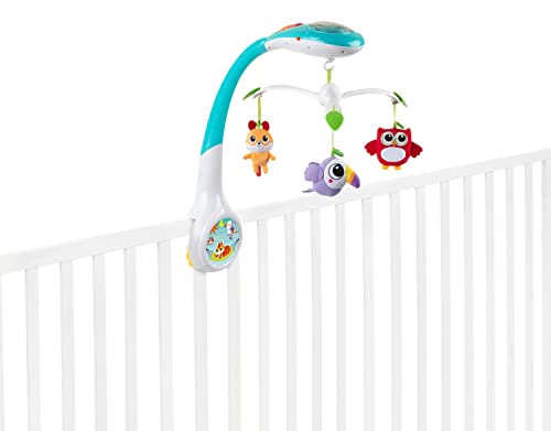 Mobile électronique Chicco Carillon de lit bébé avec 3 peluches