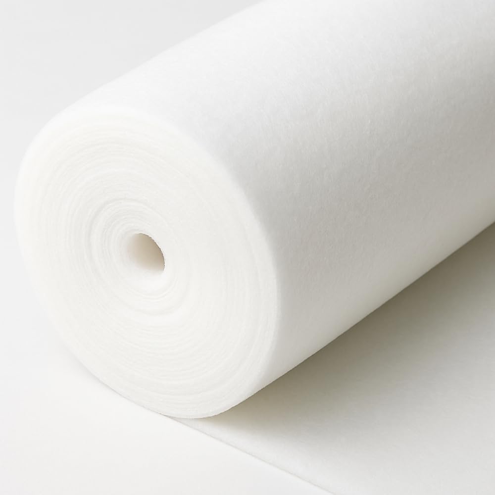 Mhg Living 270Gsm/8Oz - 54" Wide Premium Wadding Roll – 3 Metres Length, /8Oz, 54” Wide – Recycled Polyester For Quilting, Crafts, Upholstery & Sewing – Soft, Durable, Hypoallergenic & Washable Padding