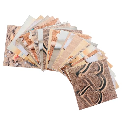 ABOOFAN 24 Piezas calcomanías de azulejos de bricolaje losetas vinilicas loseta vinilica Azulejos para bar banda papel pintado etiqueta engomada del azulejo de piso adhesivo para azulejos
