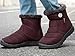Imagen de Botas Invierno para Mujer Botines Nieve Impermeable con Cremallera Forradas Cálido Boots Zapatos Outdoor Ultraligero Antideslizante