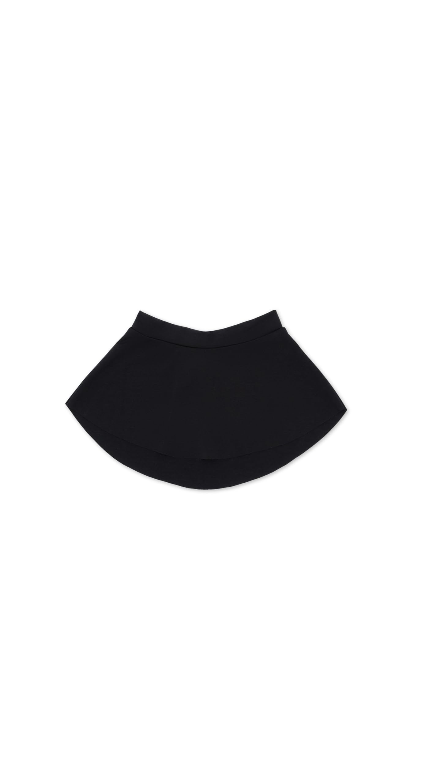 Capezio Girls Curved Pull-on Skirt - Girls, Black, Small