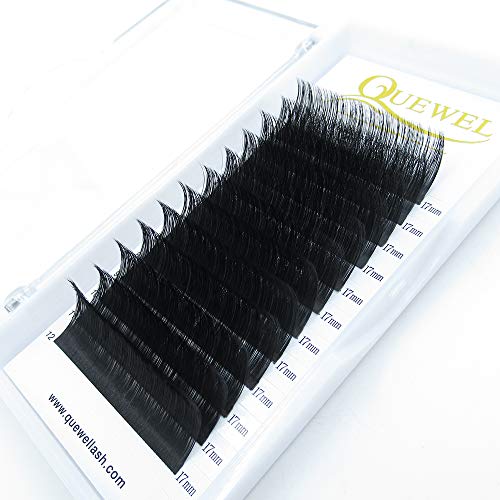 Eyelash Extension Supplies 0.05 C Curl 17mm Best Soft |Optinal 0.03/0.05/0.07/0.10/0.15/0.20 C/D Single 6-25mm Mix 8-14mm 15-20mm 20-25mm|(0.05 C 17mm)