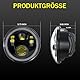 bamotoop 5,75 LED Motorrad Runder Scheinwerfer E-geprüft DRL Fern- und Abblendlicht für Simson S51 S70 S50 S50B Schwalbe STAR KR51/2 Tuning