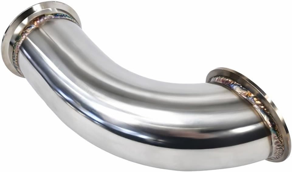 E-Motor V-Band Flange Turbo Adapter 90 Degree Stainless Steel Universal(3" ID)