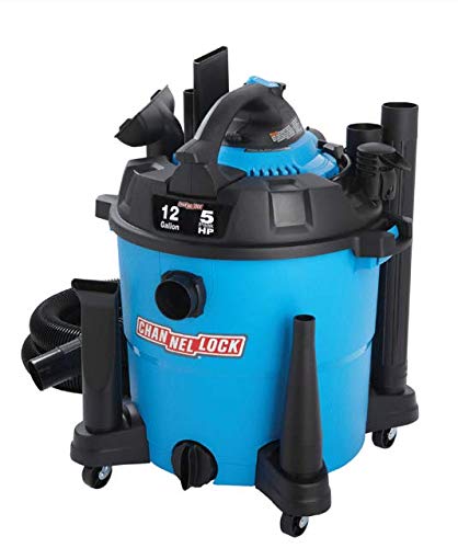 Channellock 12 Gallon 5.0-Peak HP Wet/Dry Vacuum with Blower