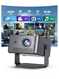 【Android 14 & 800 ANSI】Smart Proiettore Portatile 4K Supporto, 1080P Nativo