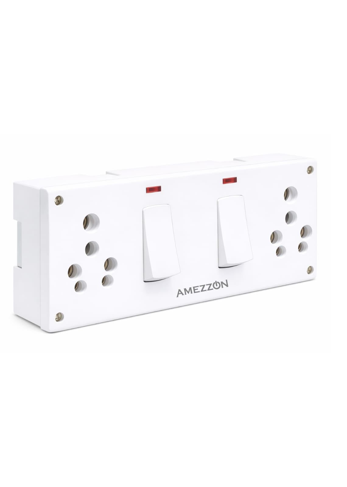 16A Double SS Combined Socket – Heavy Duty Polycarbonate Electrical Power Unit with Stainless Steel Plate | Shockproof Heat Resistant High Load Socket for Home & Industrial Use-image-22