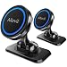 Magnetic Phone Car Mount, Allovit 2 Family Pack Universal CellPhone Holder for Car, 360° Adjustable Magnet Cellphone Holder Compatible with iPhone 11 Pro Xs Max XR X 8 7 Plus 6S SE, Galaxy S9 and More