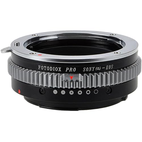 Image of Fotodiox Pro Lens Adapter - Sony Alpha A-Mount (Minolta AF) to Canon EOS (EF /EF-S) With Aperture Control and Gen10 Focus Confirmation Chip