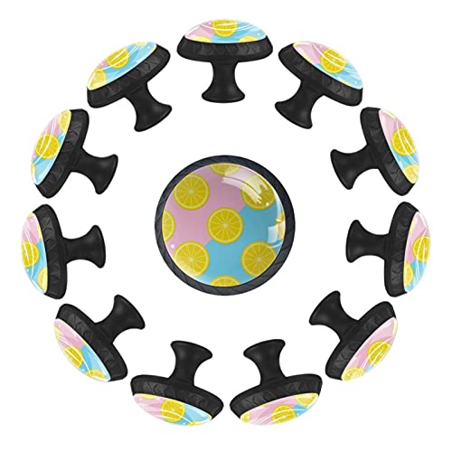 Boutons de tiroir citron pour remplacer les poignées usées d'une commode de chambre - 2