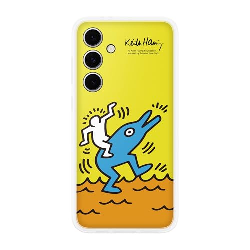 Image of Samsung Galaxy S24 FE Flipsuit Phone Case, Included Interactive Card Syncs with Screen, Customize for Different Display Designs, US Version, Yellow