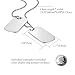 Flongo Gravur Herren Anhänger Halskette Militär Kette, Silber Herrenkette Kostenlose Gravur doppelte Militärische Erkennungsmarken Armee Stil Dog Tag Erkennungsmarke Herren Männer