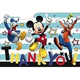 Amscan Mickey Mouse Party Supplies On The Go Thank You Cards (8)
