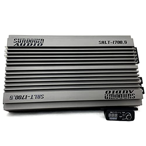 Sundown Audio Multi-Channel Full Range Class-D Amplifier (SALT-1700.5)