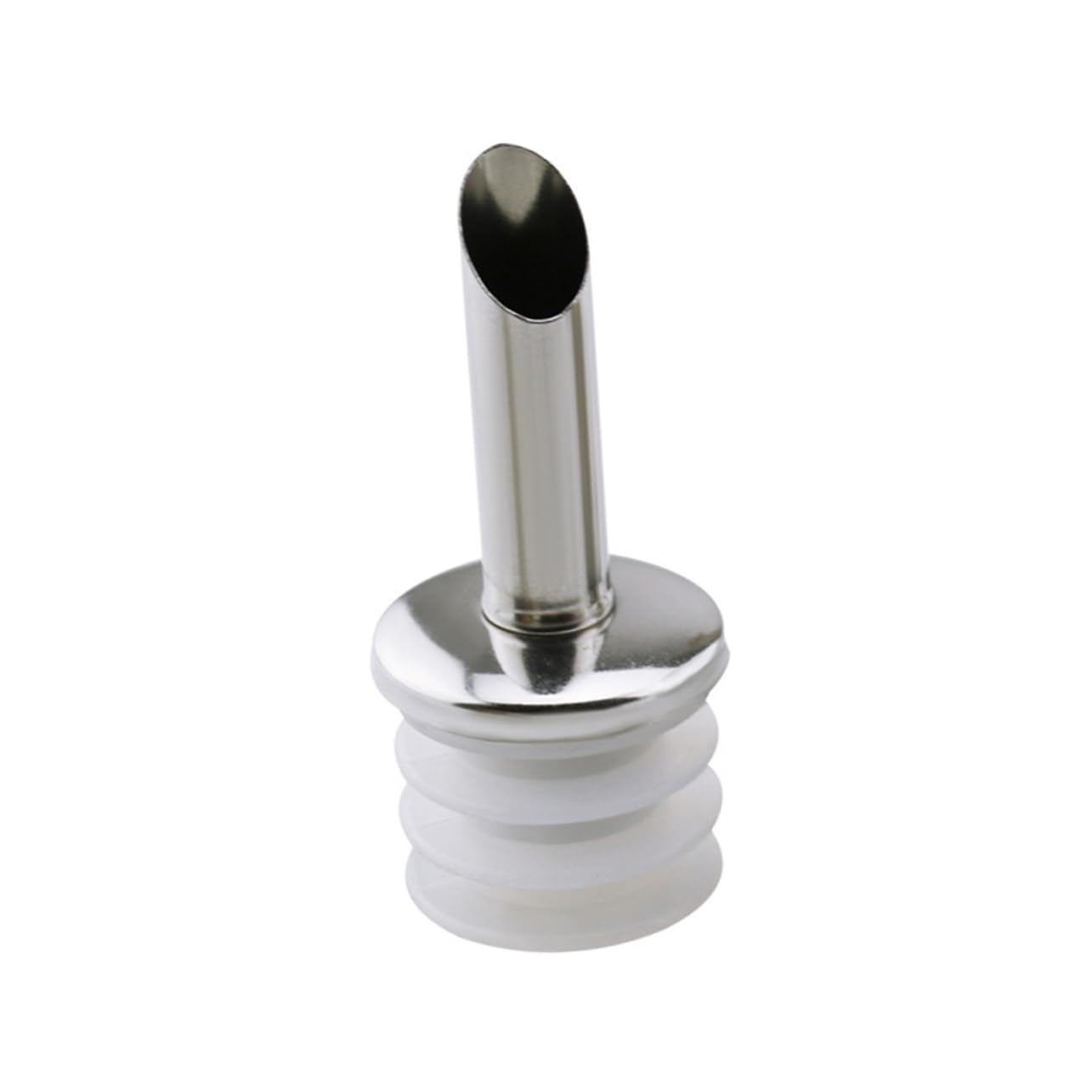 BRIGHTFUFU Top Stainless Steel Oil Bottle Stopper Wine Spout Liquor Bottle Pourer Random Style
