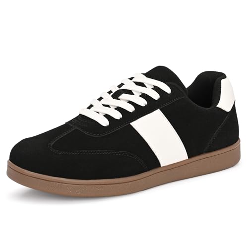 Image of Cruiser Men's Sneakers | Classic Suede Casual Shoes for Men|Trendy Retro Lace-Up Low-Top Court Shoe with Gum Sole|Perfect for Casual,College,Skating,Party,Outdoor,Walking, Travel & Everyday Wear(2665)