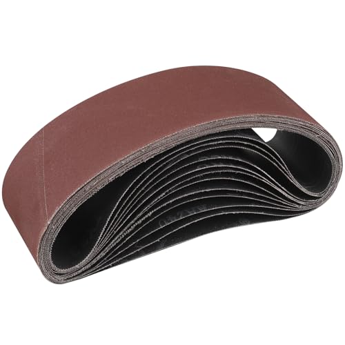 STEBRUAM Sanding Belt 75 x 533 mm,12PCS 240 Grit