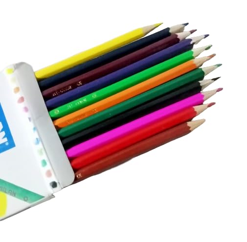 PENCIL COLOR Full Size Color Pencil, Assorted, 12 Pieces Colours ...