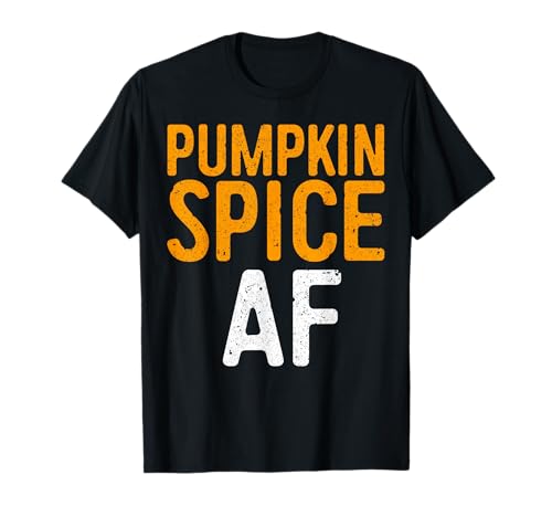 Camiseta Pumpkin Spice AF Team Pumpkin Spice Camiseta