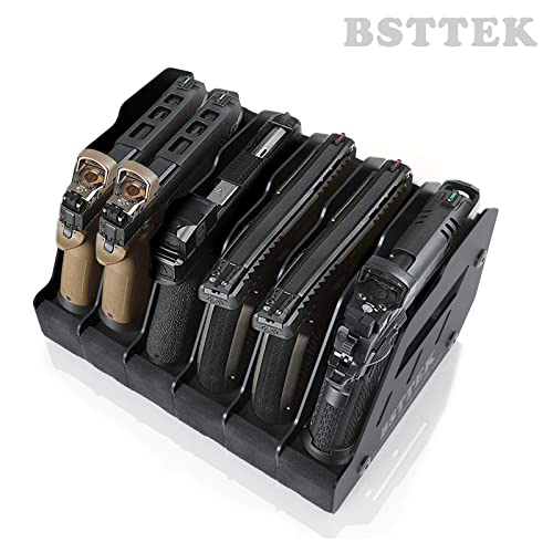 Bsttek Foam Pistol Rack For Gun Safe | Gun Cabinet Accessories | Storage Organizer Revolver Firearm Handgun Rack Stand Display Holder Fits 6 Of Pistols #TOP2