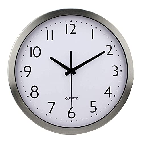 Horloge murale étanche à quartz précise pour un espace moderne sans bruit
