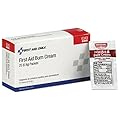 First Aid Only First Aid/burn Cream Pack, 0.9 Gram, 25-Count Box