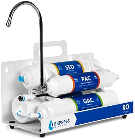Express Water Countertop Reverse Osmosis Water Filtration System, White