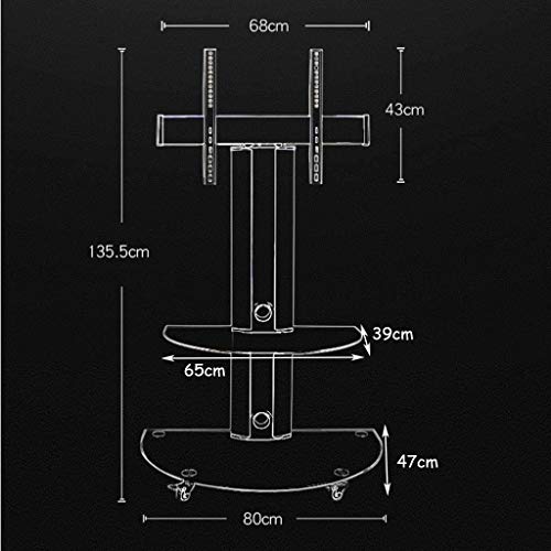 Soporte móvil para TV 32-60", carga 45 kg miniatura 2