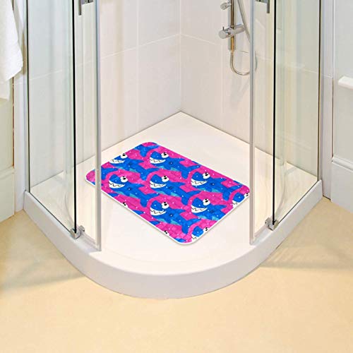 Tapis de bain rectangulaire bébé Bennigiry antidérapant 68x37cm