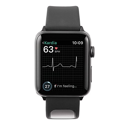 Alivecor® KardiaBand for Apple Watch | FDA Cleared | Wearable Wristband 30-Second EKG | Works with Apple Watch to Evaluate...