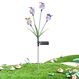 Sonnenlampen im Freien | Intelligenter Sensor für Stimmungsbeleuchtung | Solarzellenbetriebene Außendekoration | Für Gartendekoration, Rasen, Gehwege, Park, Landschaft, Party