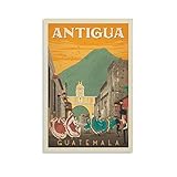 Vintage City Poster, Antigua, Guatemala-Poster, dekoratives 