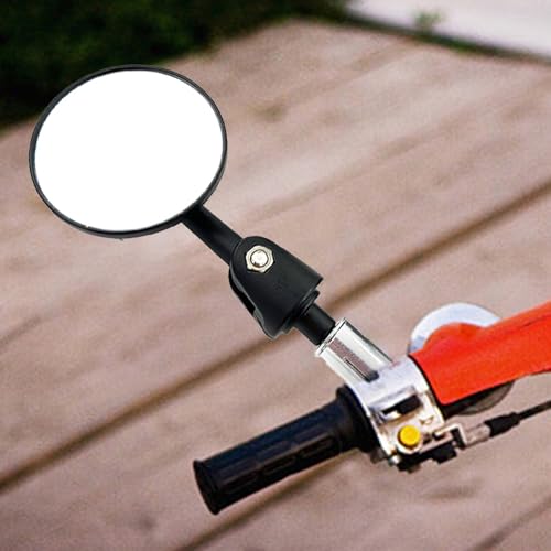 Retrovisores para scooter con visión ajustable completa kit de espejos de manillar para moto y ATV 3