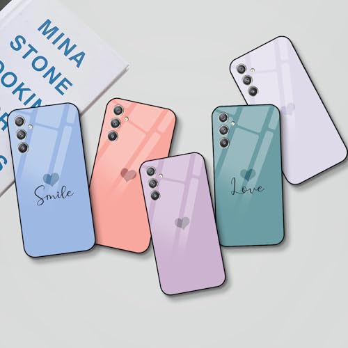 Image of COLORflow Back Cover Compatible with Samsung A34 5G | Pastel Hearts Color Customized | Shockproof TPU Bumper with Camera Protection Back Cover Compatible with Samsung Galaxy A34 5G, Multicolor