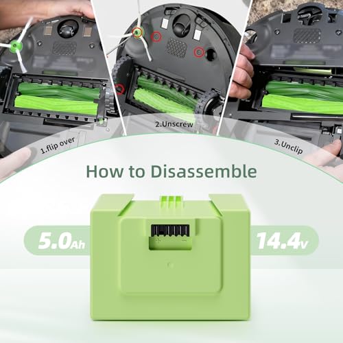Image of High-Capacity 5000mAh Battery for Roomba i7