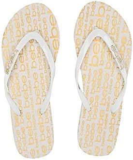 Samirah Logo Flip Flops White / 6
