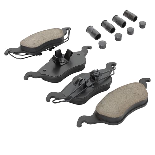 Image of QUALITY-BUILT Front Ceramic Brake Pads, Premium 1001-0816C, Compatible with 2000-2004 Ford Focus