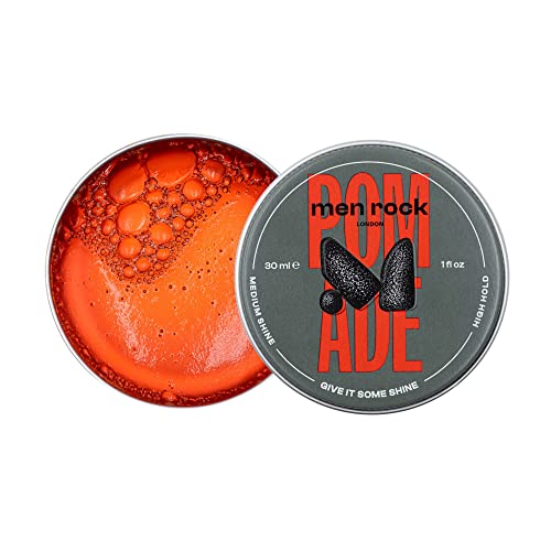 Men Rock 30ml Pomade, High Hold, Medium Shine for Slick & Classy Hairstyles, Versatile for Damp or Dry Hair All Hair Types - Image 2