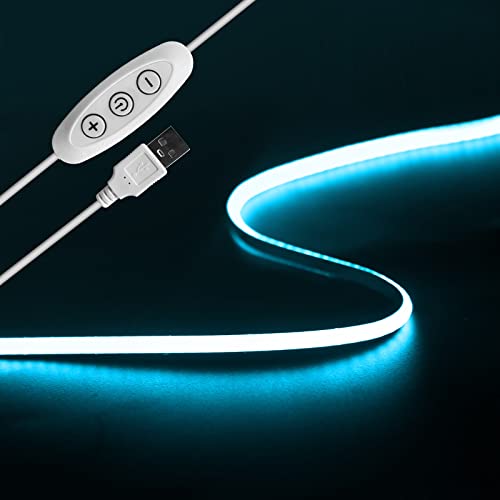 Tayire USB 2m 5V COB LED Strip Light 960LEDs Dimmable LED Tape CRI90+ 8mm Width Flexible TV Backlight