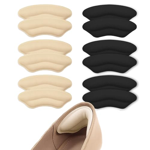CGYISOL 6 Pairs Memory Foam Heel Pads