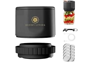 Electric Mason Jar Vacuum Sealing Kit for Effortless Food Preservation