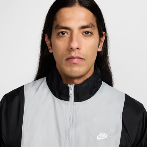 Nike Herren Club WVN Trainingsanzug, Black/Smoke Grey/Lt Smoke Grey, 3XL