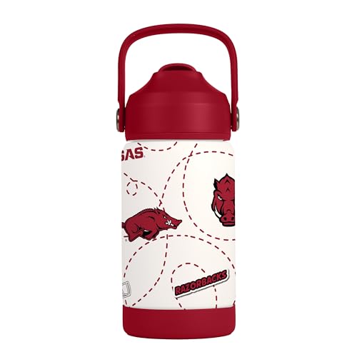Image of Logo Brands NCAA Mascot Stainless-Steel Kids Bottle -Soft Silicone Mouthpiece, Easy To Carry, Kid-Friendly Design- Great For School & On-The-Go