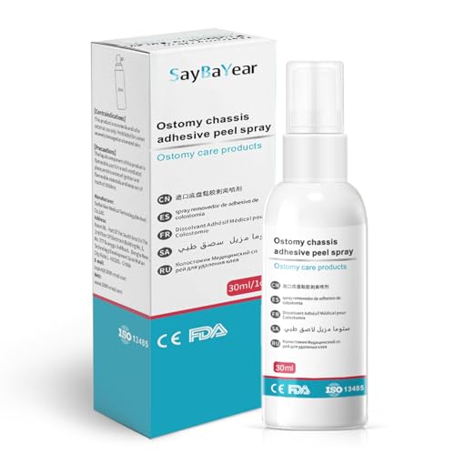 Medical Adhesive Remover Spray - No Sting, Alcohol-Free for Sensitive Skin, Ostomy Supplies, Wig Tape，Bandages Mastectomy Care & Bandage Tape Residue, 1 oz (30 mL)