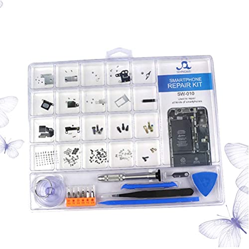 Image of Mobile Phone Spare Parts Organizer Tool Box With Smartphone Dis-Assemble Repair Kit | Storage Box Kit | Mobile Phone Components Accessories