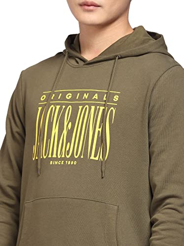 Image of Jack & Jones Men's Cottonblend Regular Fit Hooded Neck Sweatshirt