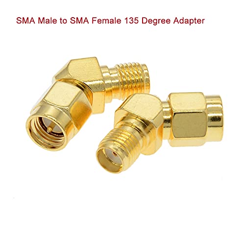 Fasizi 4 PCS Whole Set 45/135 Degree SMA RP-SMA Antenna Connector Male Female Adapter ALL in One Combo DIY Accessories - Image 3