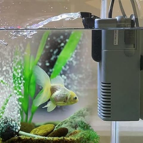 Water Rebirth Aquarium Water Pump for Fish Tank, Submersible Fountain Pumps, Aquarium Filter, 132GPH (QD-1900 F) Cover