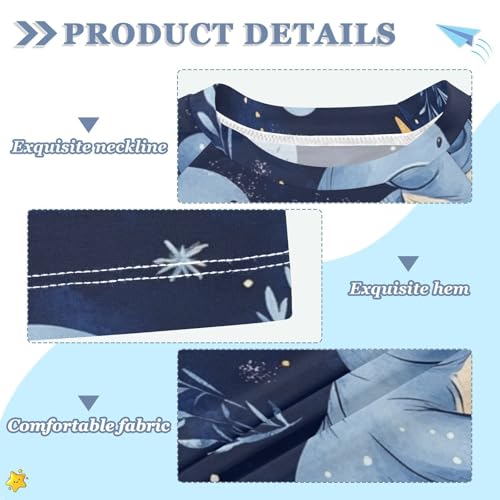 Kids Swimsuit Buffalo Star Blue Sea Sunscreen T-Shirts Swimwear Sets UPF 50+3